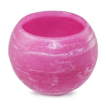 Wachs Windlicht Ice Pink Ø 15 cm Kugel